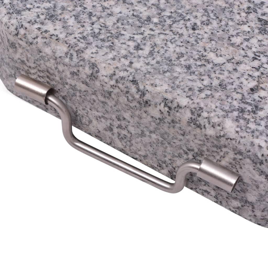 VidaXL Pied de parasol granite  