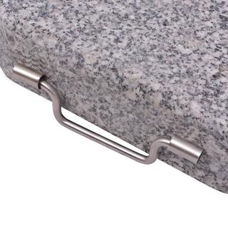 VidaXL Pied de parasol granite  