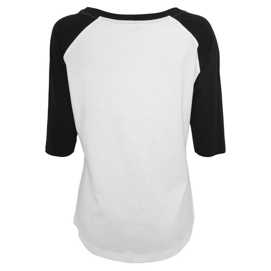 Build Your Own Maglietta Maniche Raglan Motivo Contrasto  