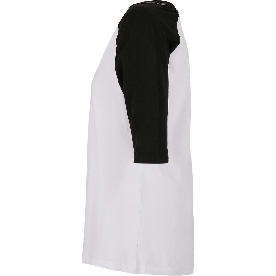Build Your Own Maglietta Maniche Raglan Motivo Contrasto  