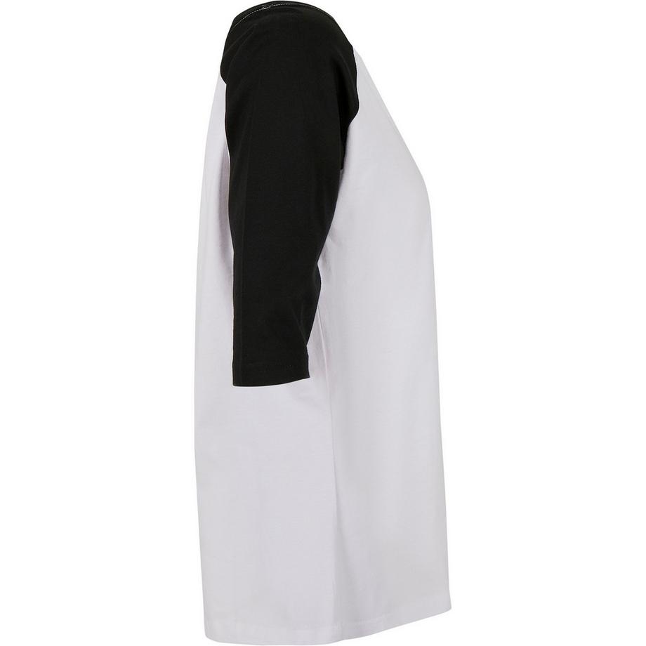 Build Your Own Maglietta Maniche Raglan Motivo Contrasto  