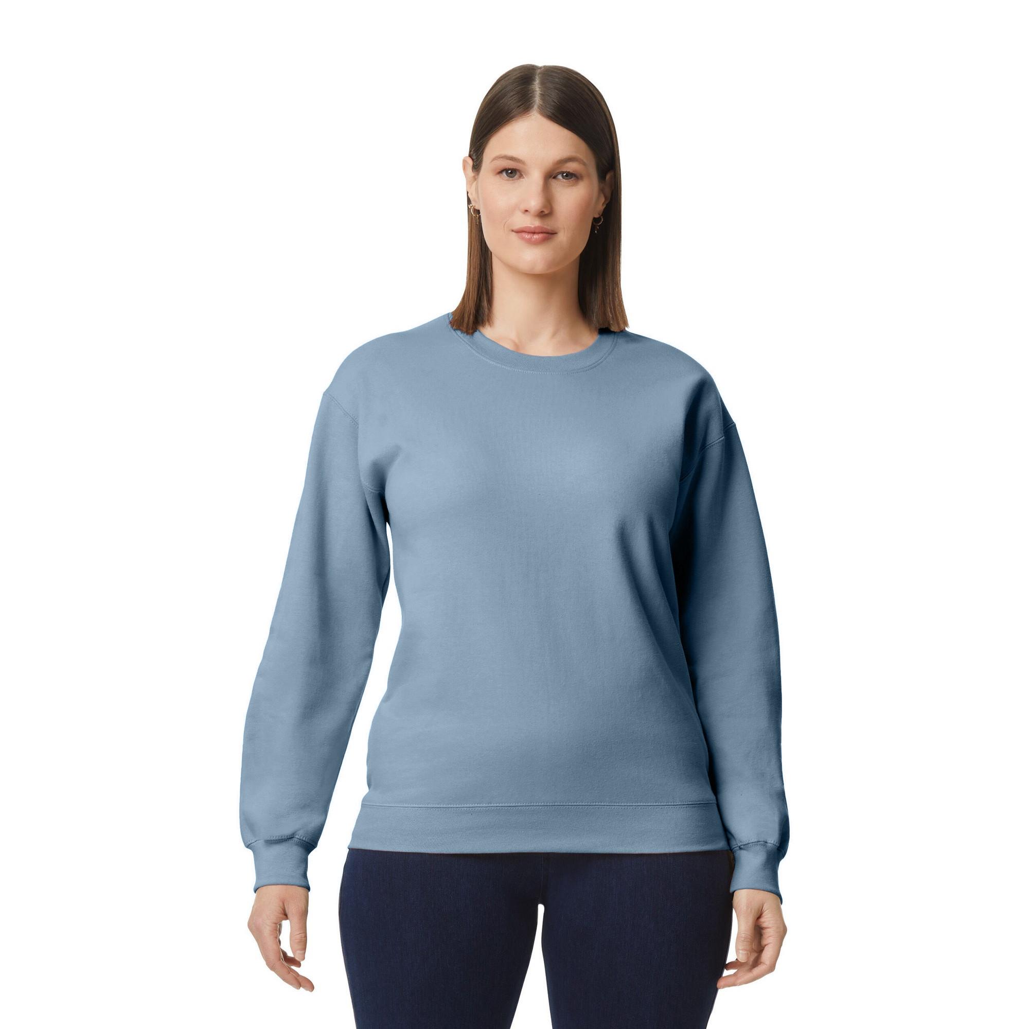 Image of Softstyle Pullover Mittelschwer Damen Blau L