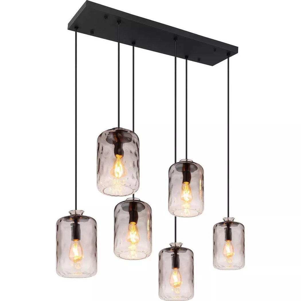mutoni light – Hängeleuchte Darina Metall matt 6xE27, One Size