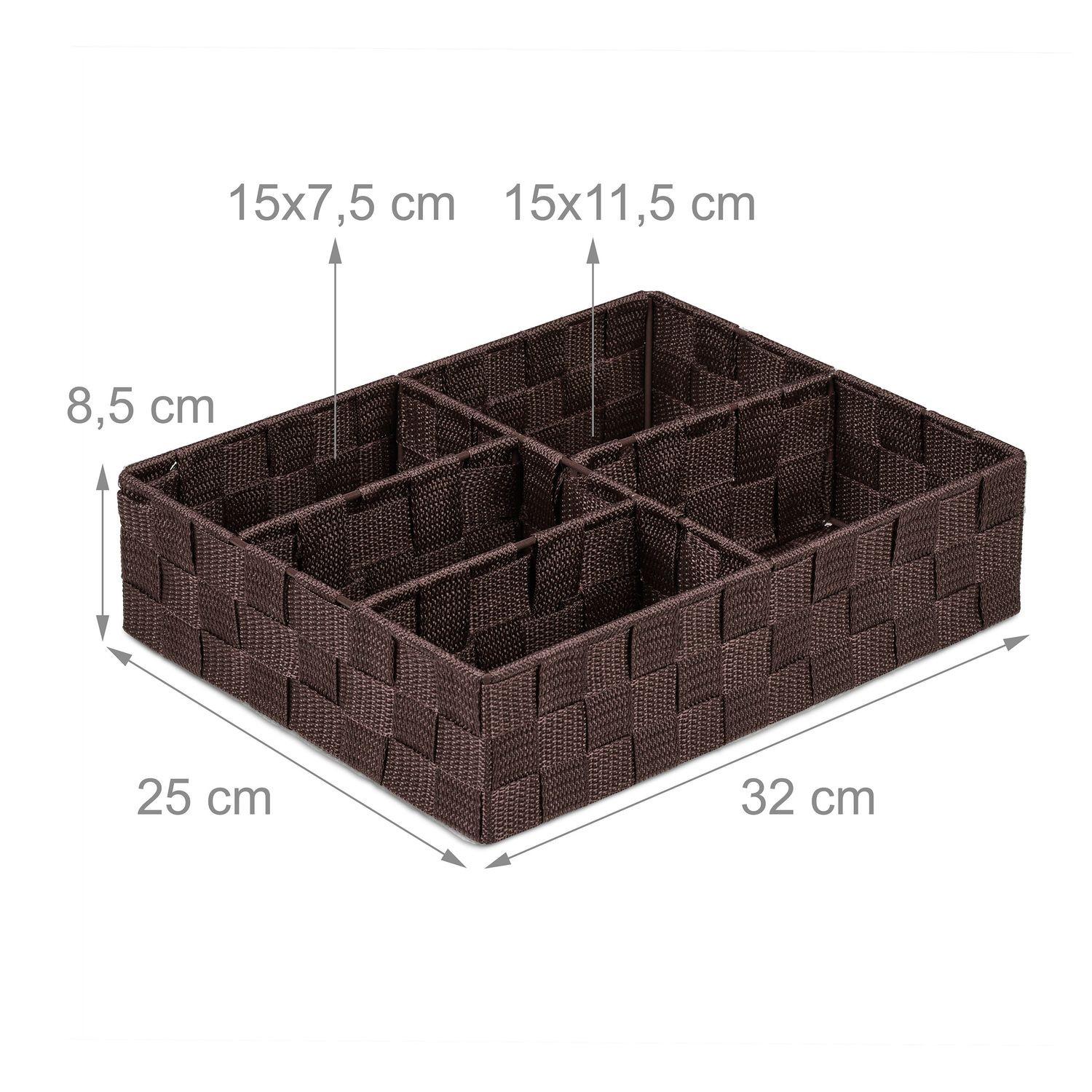 B2X Aufbewahrungskorb mit 5 Fächern  