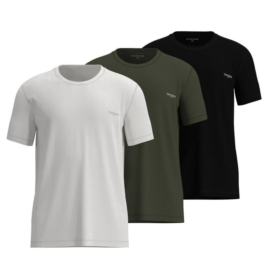 T-shirt  Paquet de 3 Confortable à porter-Shirt 1/2 Rundhals 3P