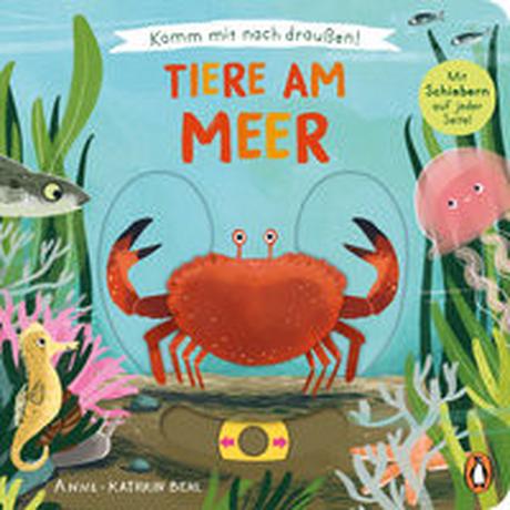 Komm mit nach draußen! - Tiere am Meer Behl, Anne-Kathrin (Illustrationen); Schiefelbein, Susanne (Übersetzung) Copertina rigida 