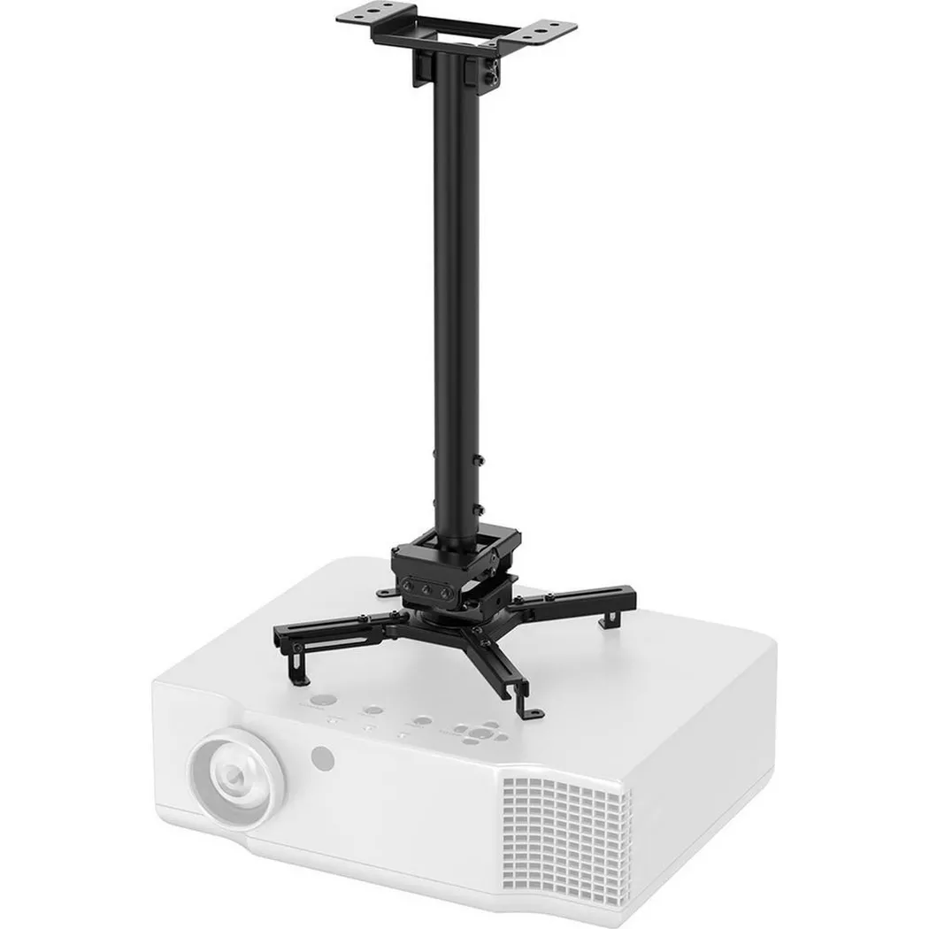 Neomounts CL25-540BL1 Beamer Deckenhalterung - H 60,5-90,5 cm - einfache Installation - volle Bewegung
