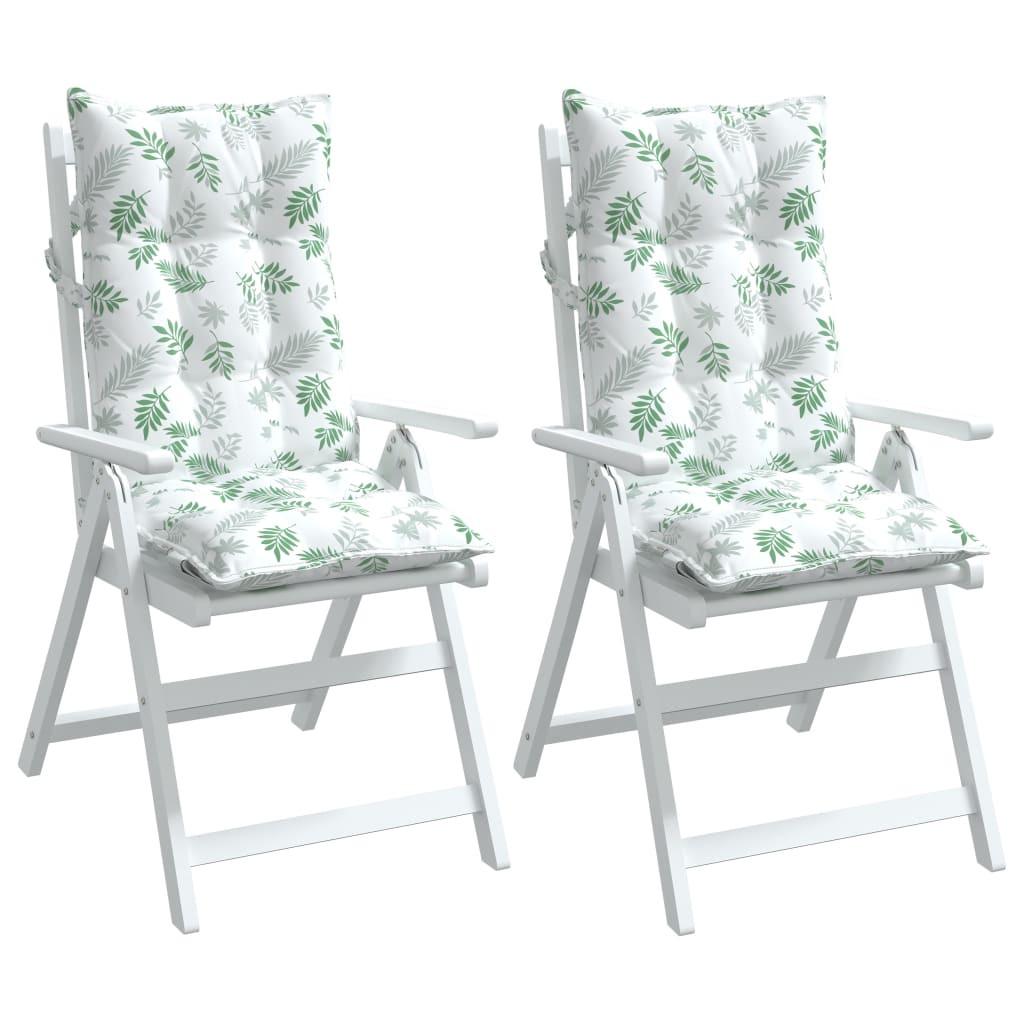 VidaXL Gartenstuhlauflage für hochlehner gewebe  