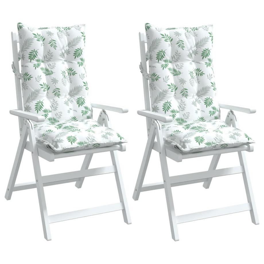 VidaXL cuscino per sedia con schienale alto Tessuto  