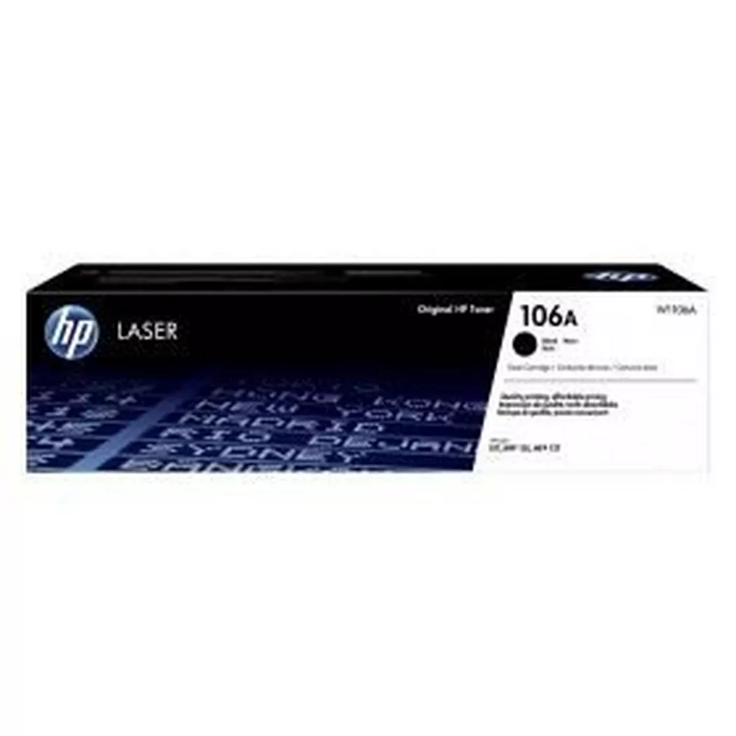 Hewlett-Packard – HP Toner-Modul 106A schwarz W1106A Laser 107w 1000 S., One Size