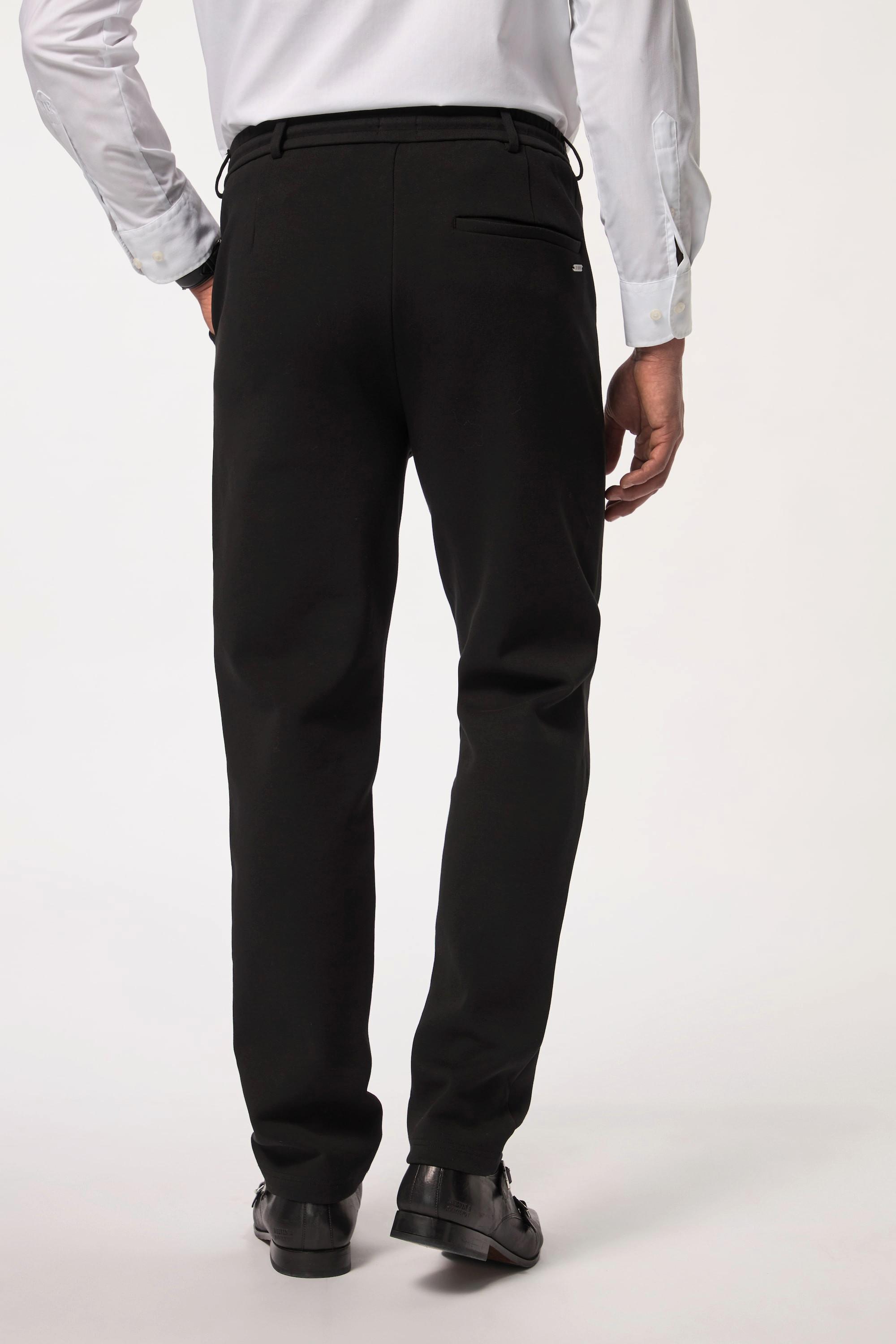 JP1880  Pantalon en jersey FLEXNAMIC®, collection Business. Chino à enfiler. Gamme modulaire NEW YORK noir 