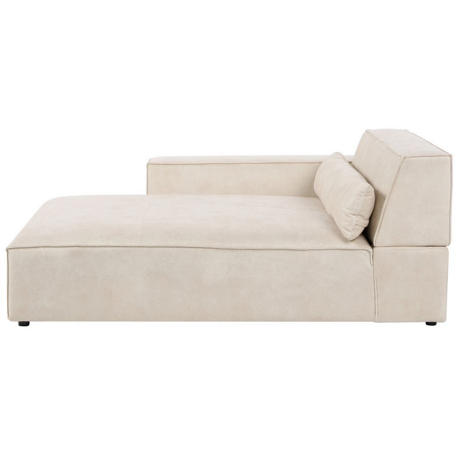 Rechtsseitige Chaiselongue aus Samtstoff  HELLNAR