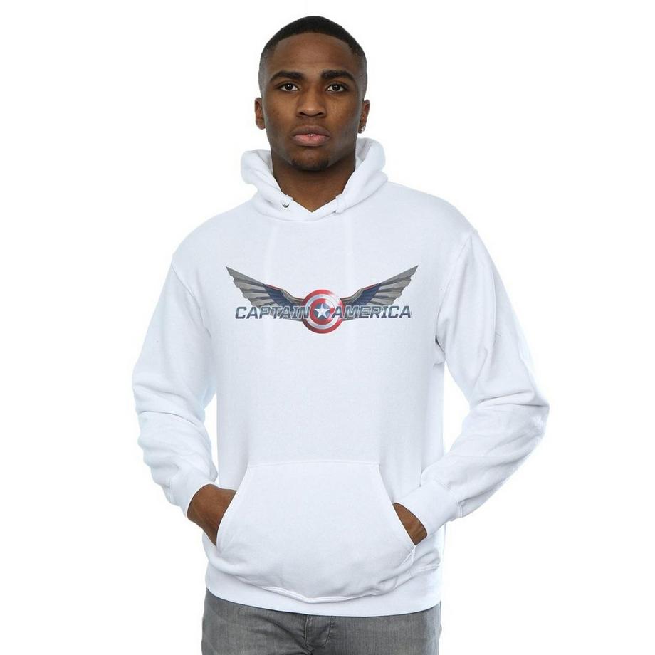 MARVEL Captain America Sweat à Capuche Imprimé  