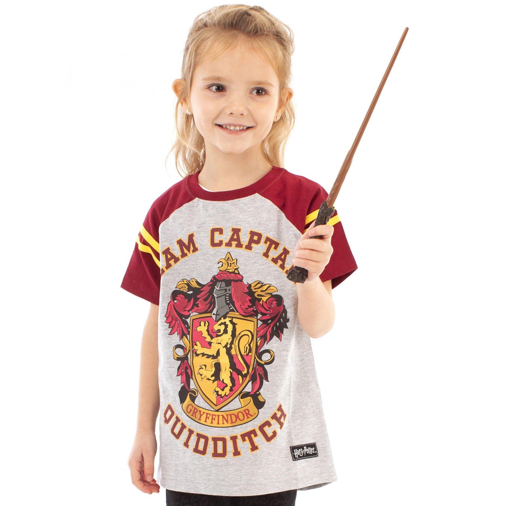 Image of Quidditch Team Captain Tshirt Kurzärmlig Unisex Grau 128