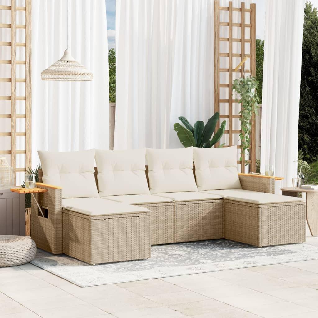 VidaXL Garten sofagarnitur poly-rattan  