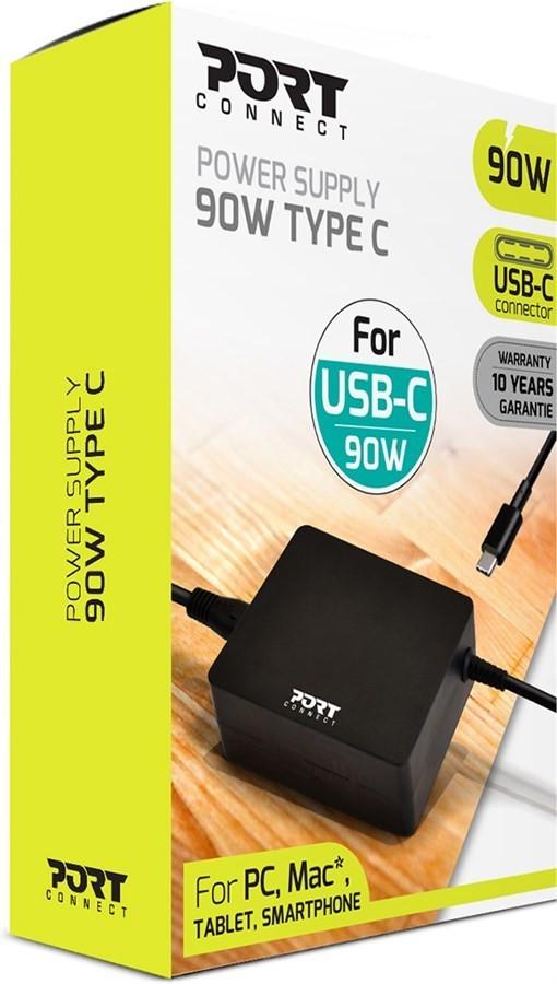 Port Designs  Universalnetzteil 90W, Typ C 
