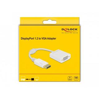 DeLock  DeLOCK Adapter DisplayPort 1.2 Stecker zu VGA Buchse 