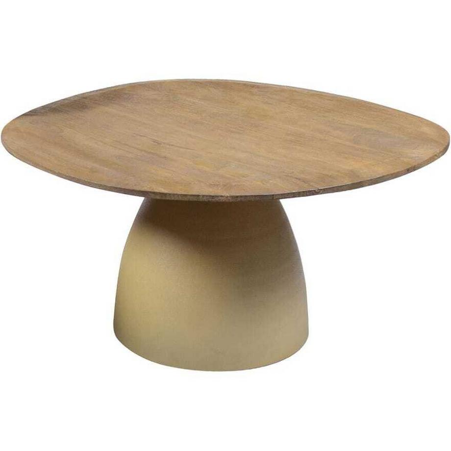 mutoni Table basse Stanley rustique marron 86x76  