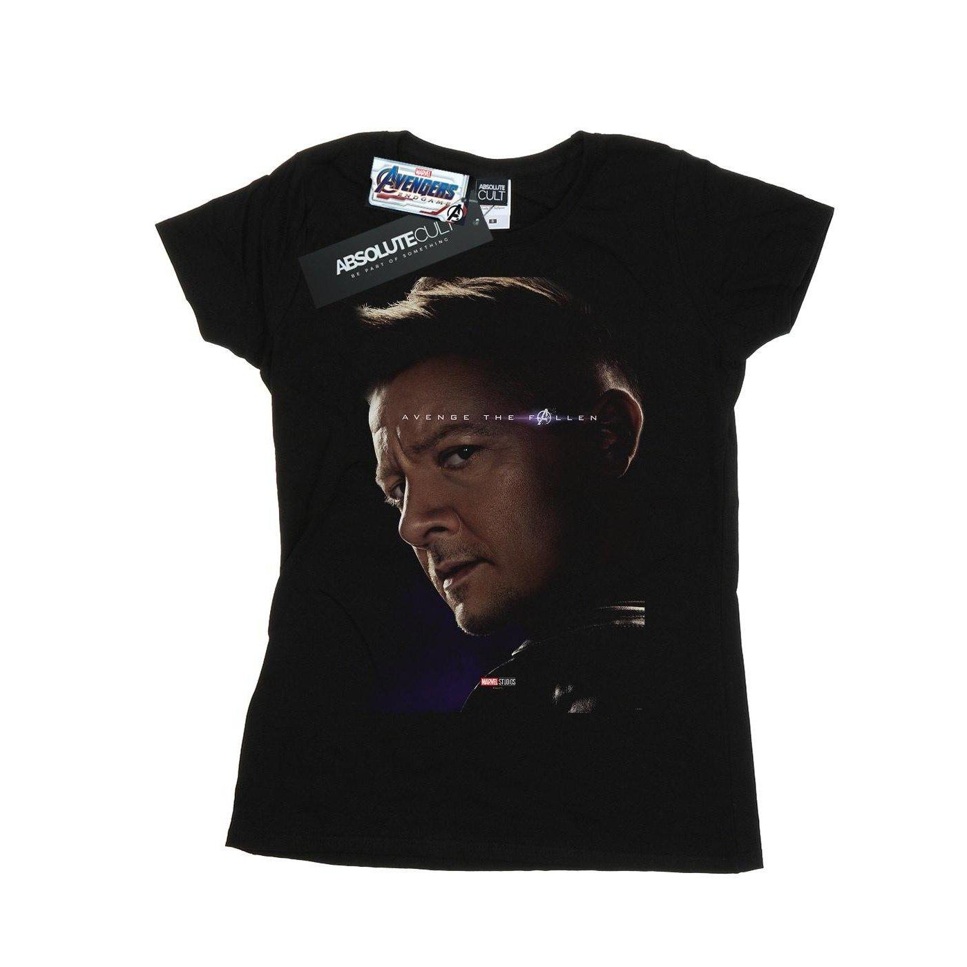 Image of Avengers Endgame Avenge The Fallen Hawkeye Tshirt Damen Schwarz M