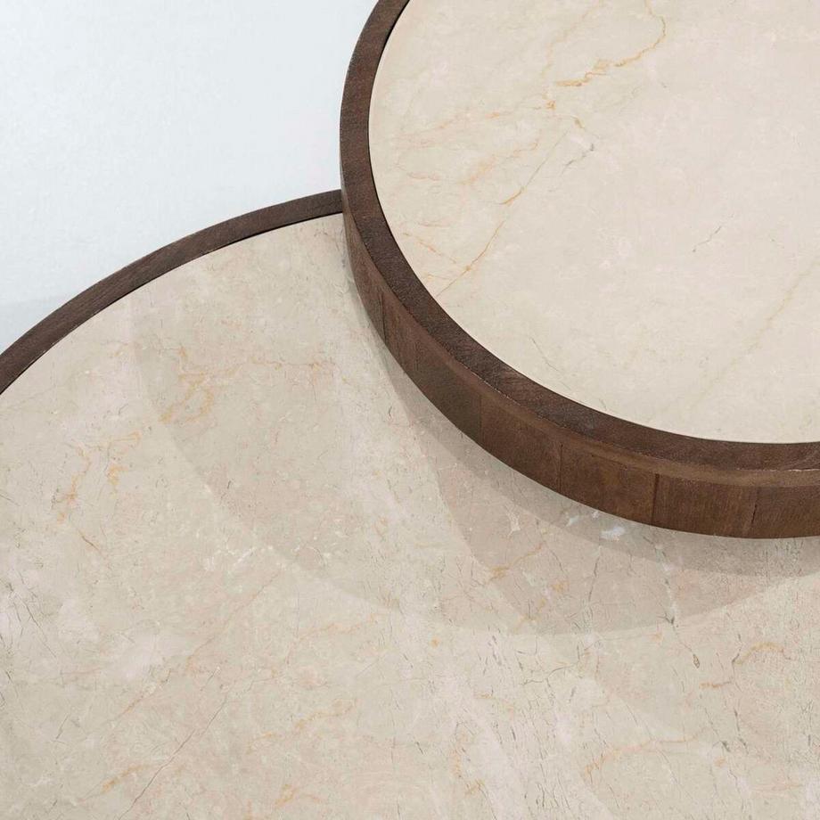 mutoni Table basse Hazel (lot de 2)  