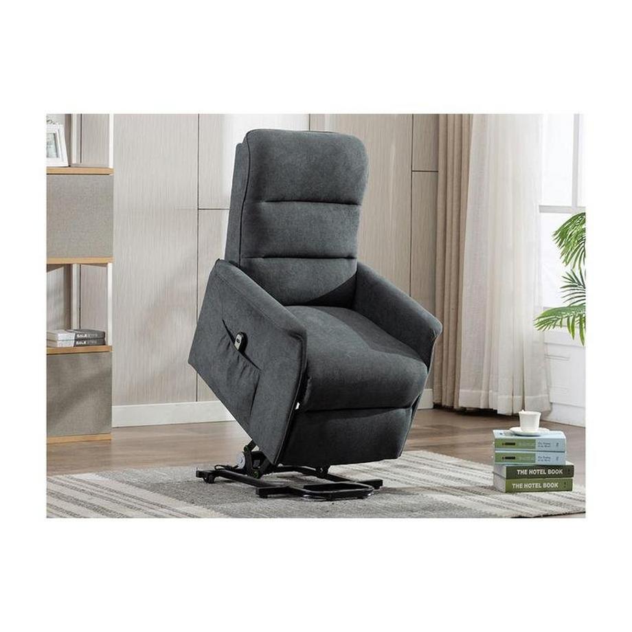 Vente-unique Fauteuil releveur électrique en tissu CAPUCINE  