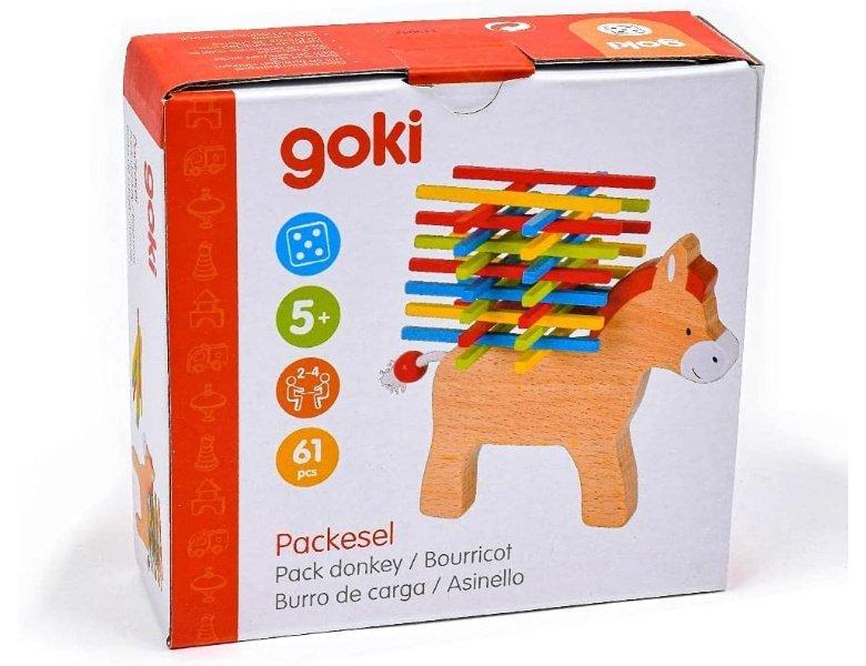 goki  Spiele Stapelspiel Packesel (61Teile) 