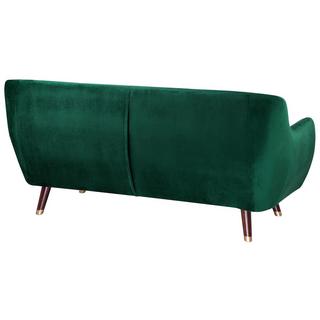 Beliani 3 Sitzer Sofa aus Samtstoff Glamourös BODO  