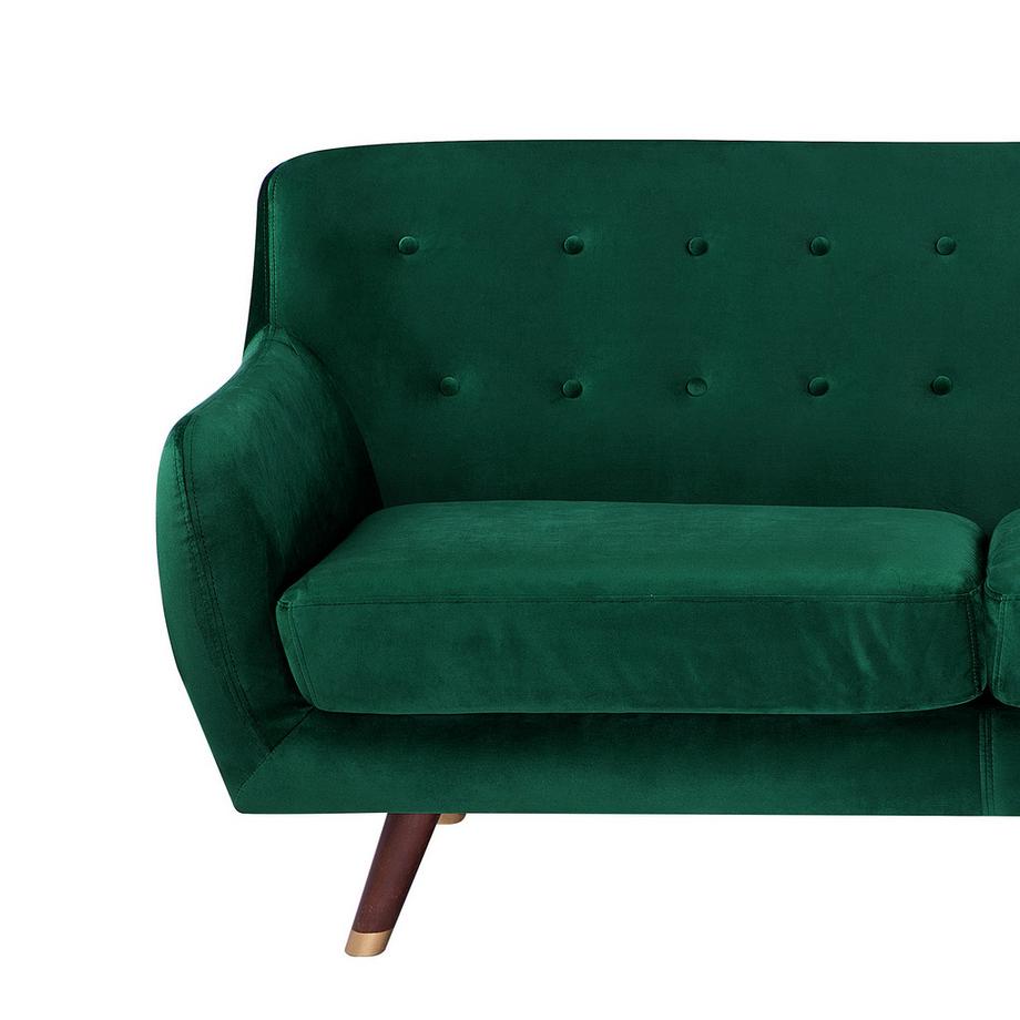 Beliani 3 Sitzer Sofa aus Samtstoff  BODO  