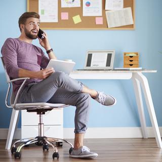 Northio Contenitore per scrivania con cassetti in bambù  