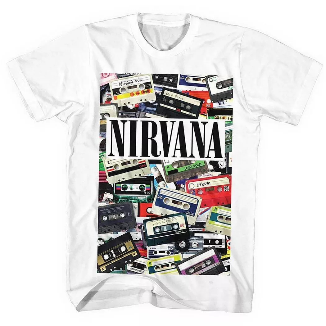 Nirvana - TShirt, für Damen, Weiss, Größe S