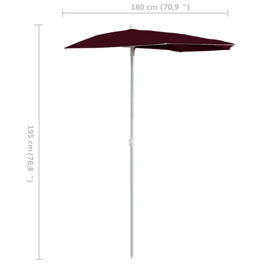 VidaXL Parasol de jardin  
