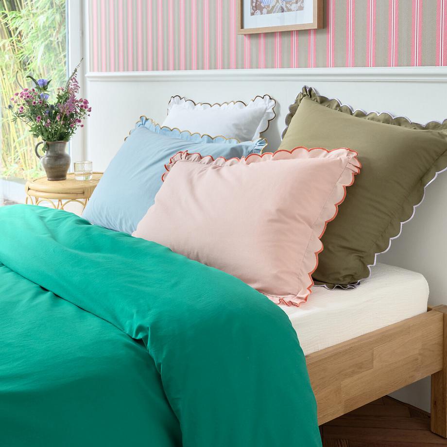 La Redoute Intérieurs Kopfkissenbezug Scenario mit Bogenkante  