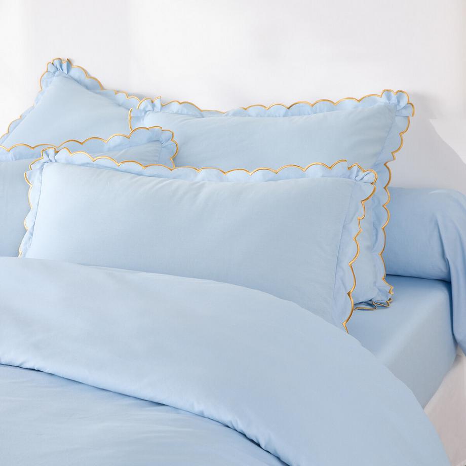 La Redoute Intérieurs Kopfkissenbezug Scenario mit Bogenkante  