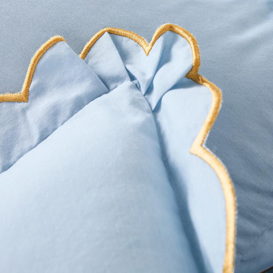 La Redoute Intérieurs Kopfkissenbezug Scenario mit Bogenkante  