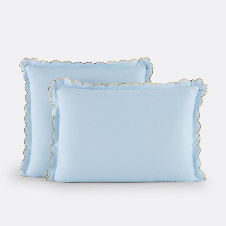 Kopfkissenbezug Scenario mit Bogenkante