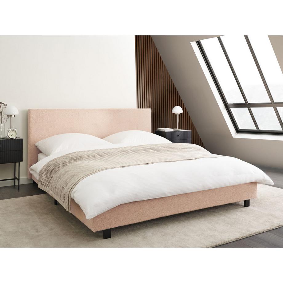 Beliani Letto en Bouclé Cottage ALBI  