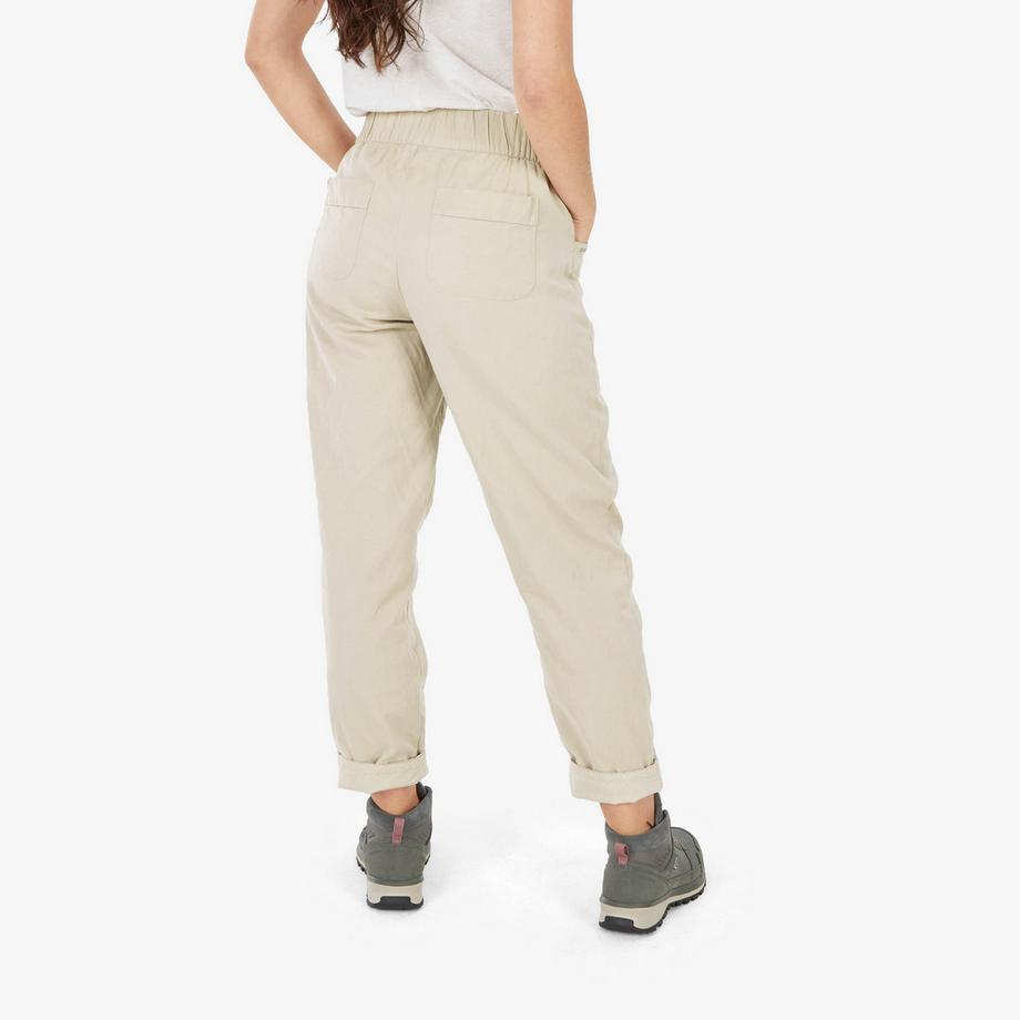 QUECHUA  Pantaloni da trekking donna lino - NH500 
