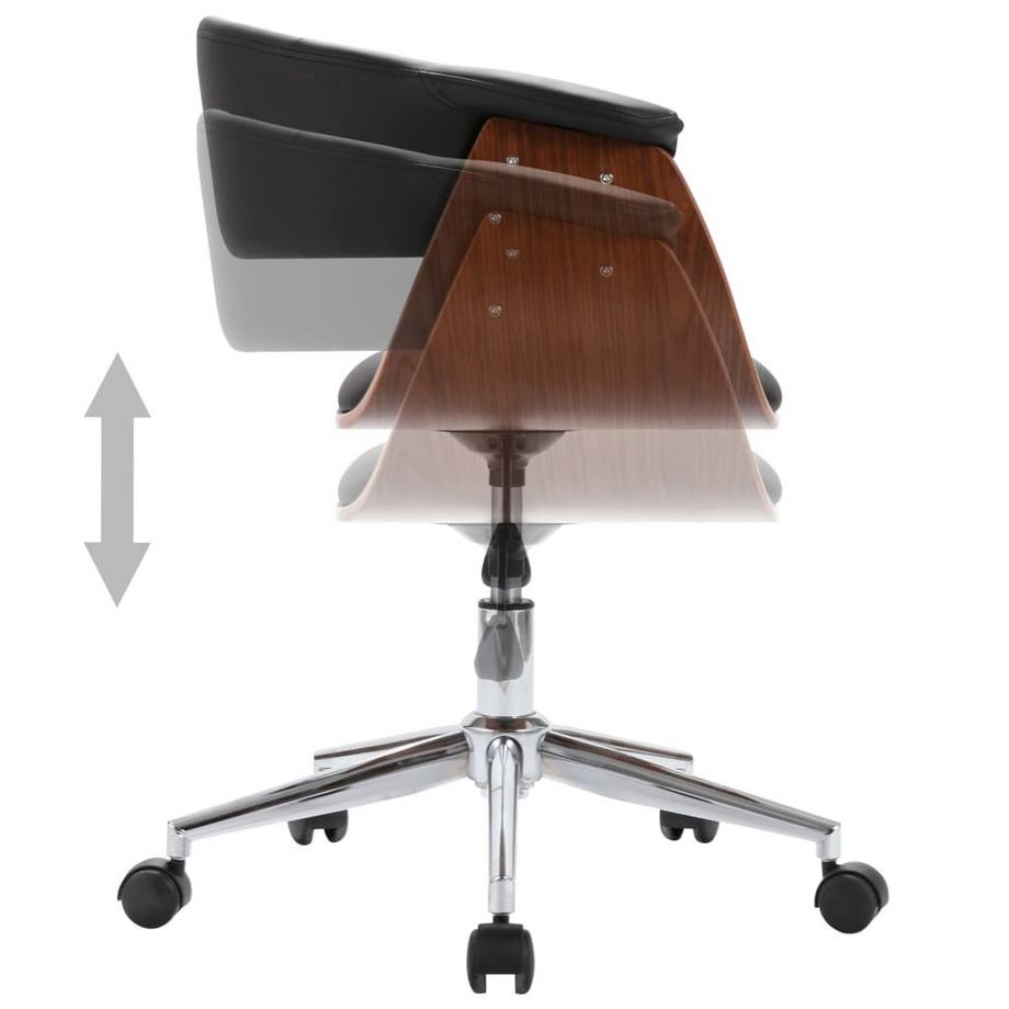 VidaXL Chaise de bureau cuir artificiel  