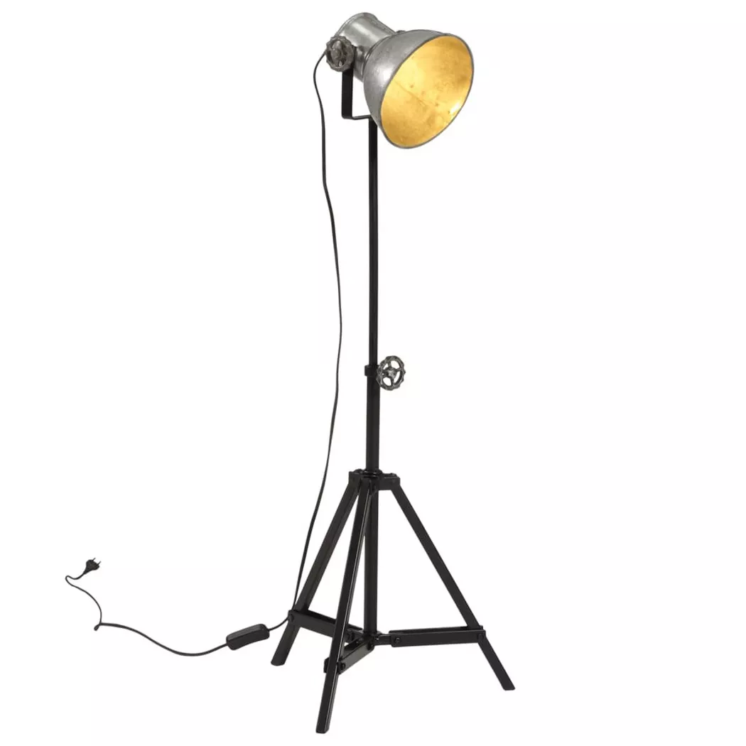 VidaXL – Stehlampe eisen, 60 cm, Silber