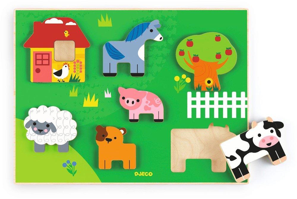 Djeco  Reliefpuzzle Farm Story 