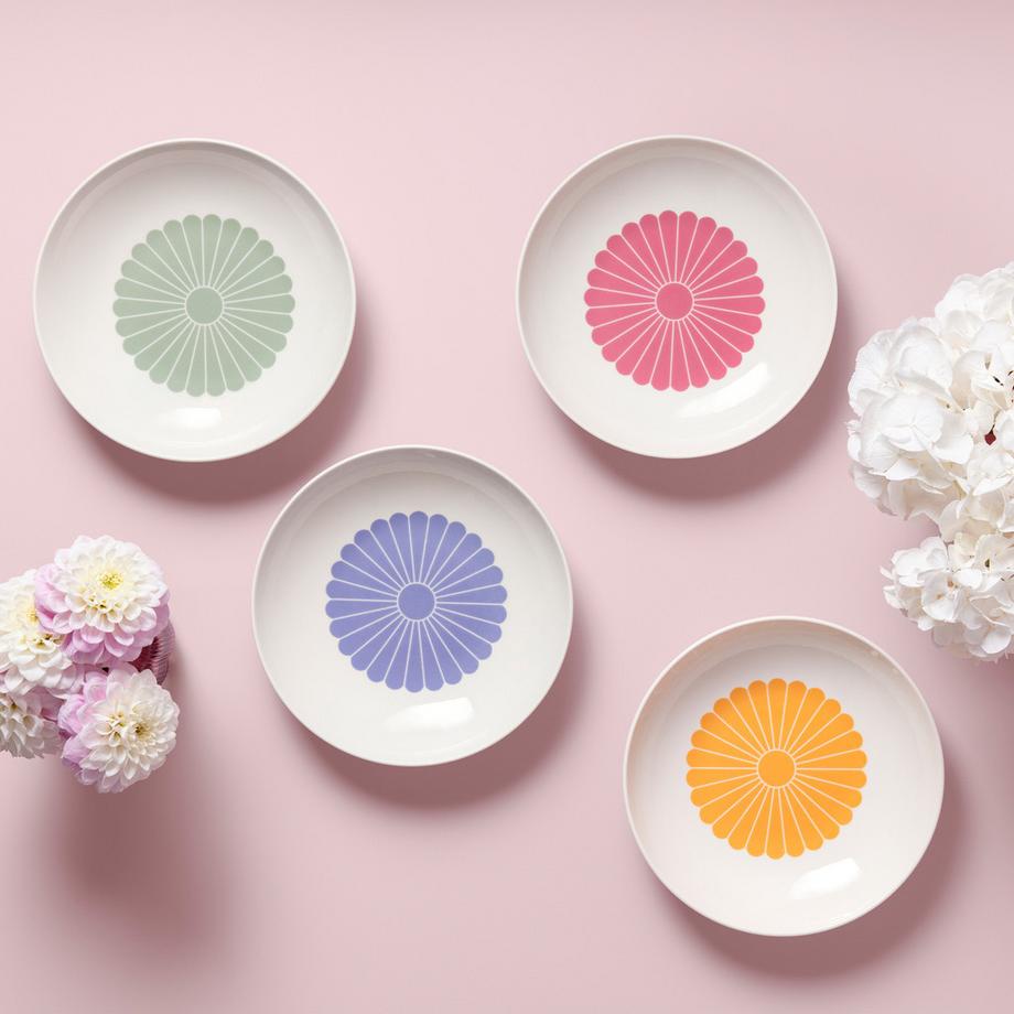 Villeroy&Boch Pastaschale, 4-teilig Fleur couleur  