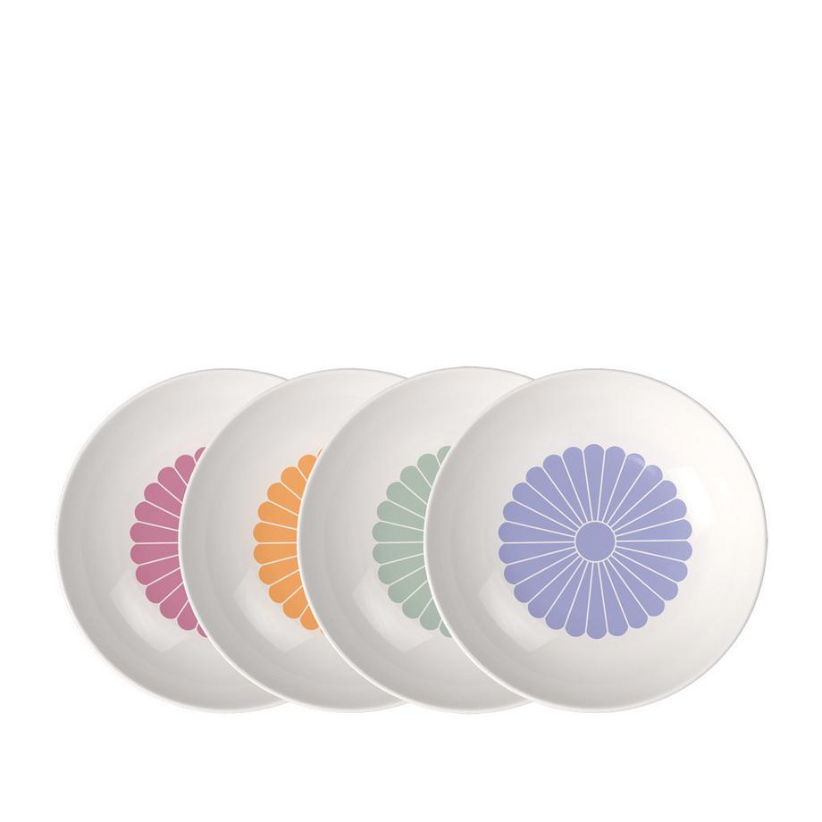 Pastaschale, 4-teilig Fleur couleur