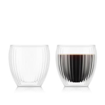 Set 2 verres double paroi PAVINA