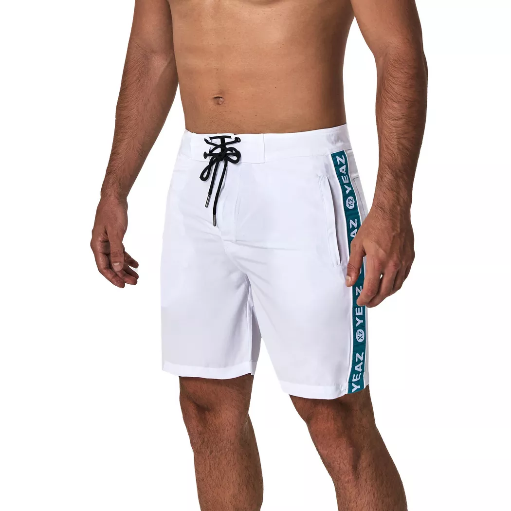 YEAZ - DAVEY Costumi da bagno, per uomo, Blanco, Größe L