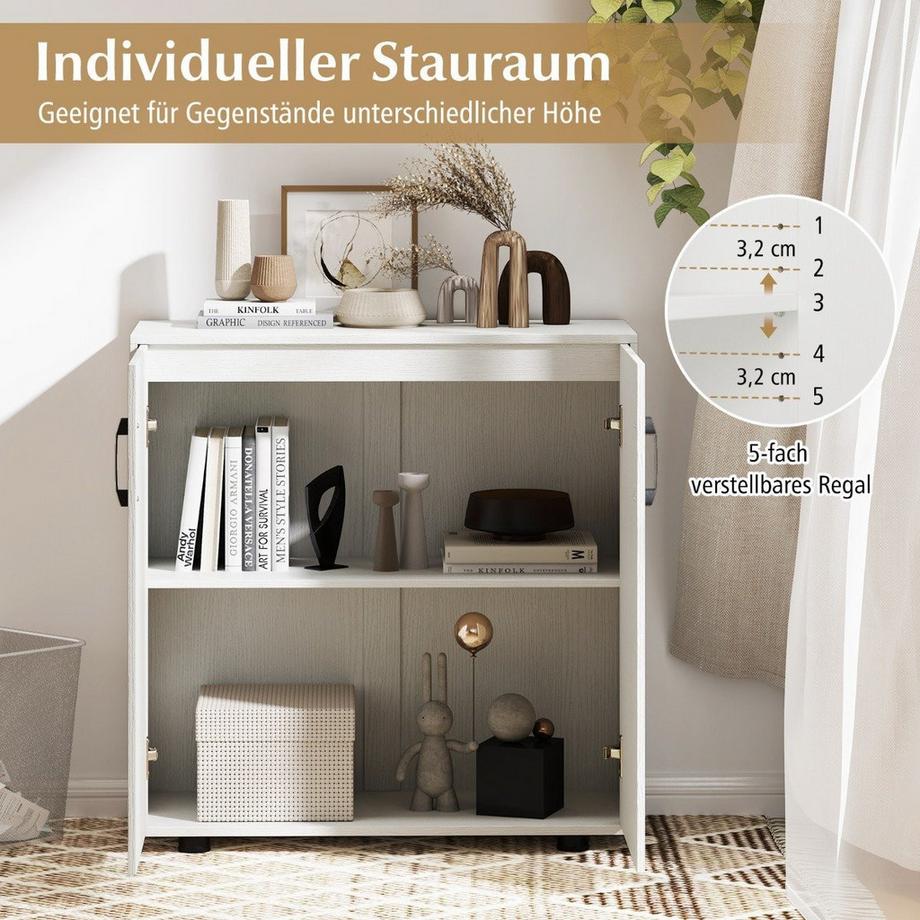 Northix Armoire de rangement avec étagère réglable  