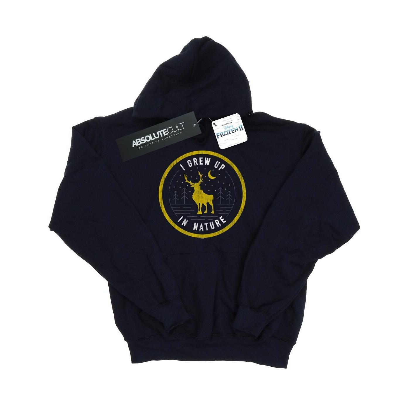 Image of Frozen 2 Sven I Grew Up In Nature Kapuzenpullover Jungen Marine 116