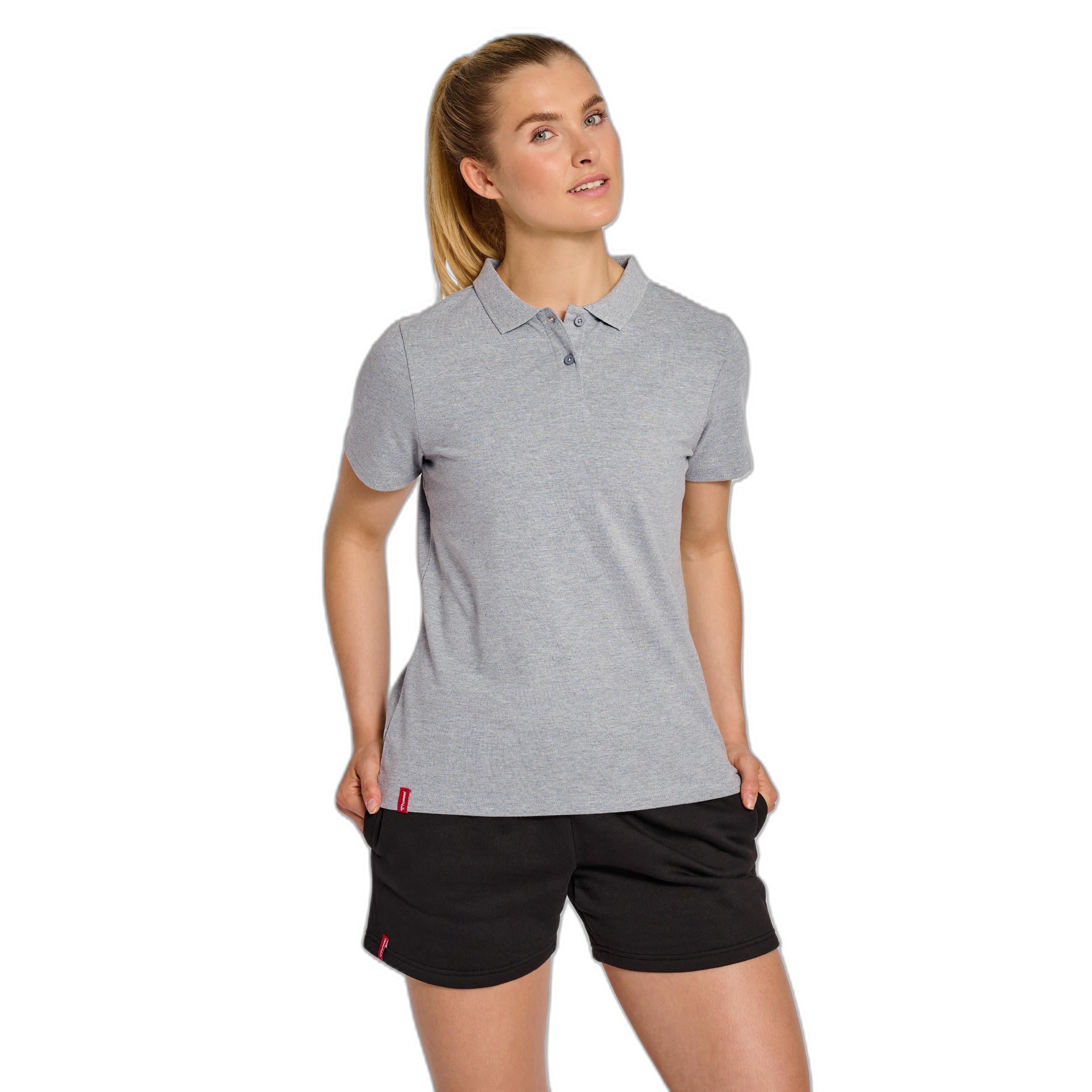 Hummel  polo-hirt damen red claic 