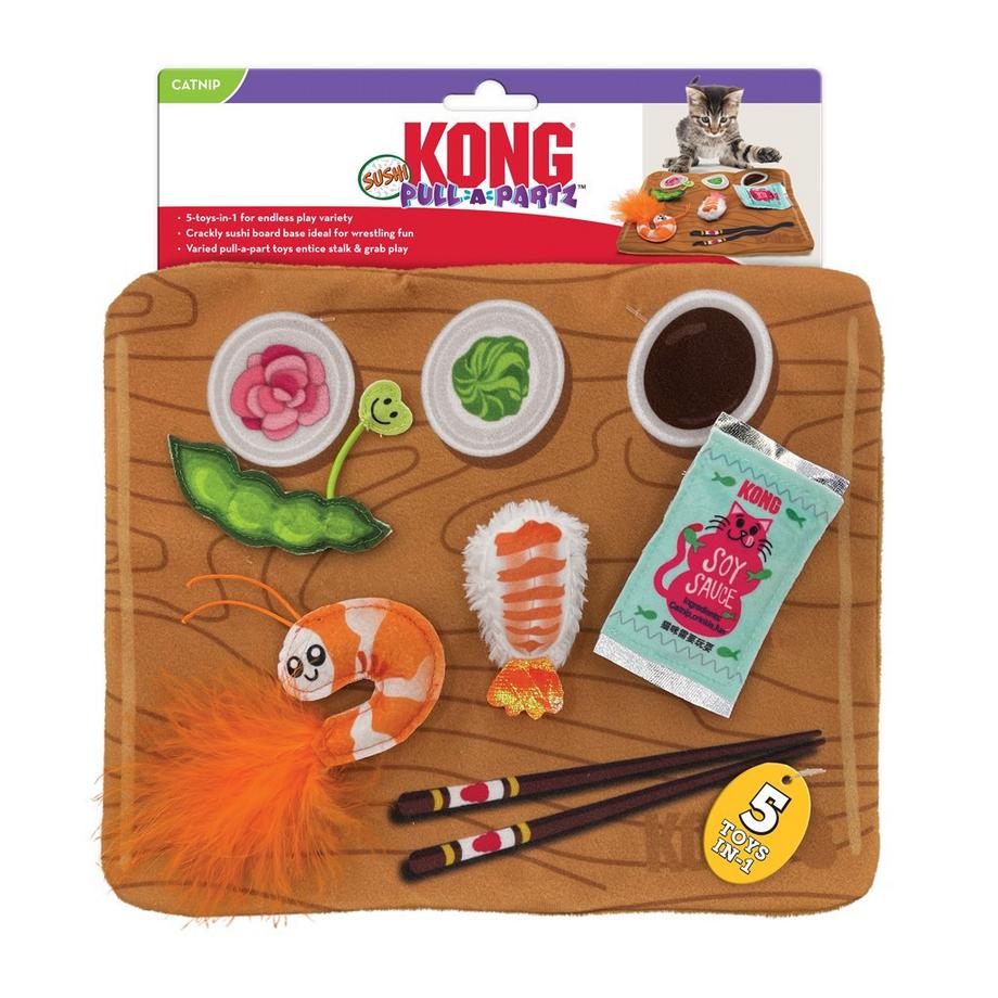KONG  KONG Pull-A-Partz Sushi 