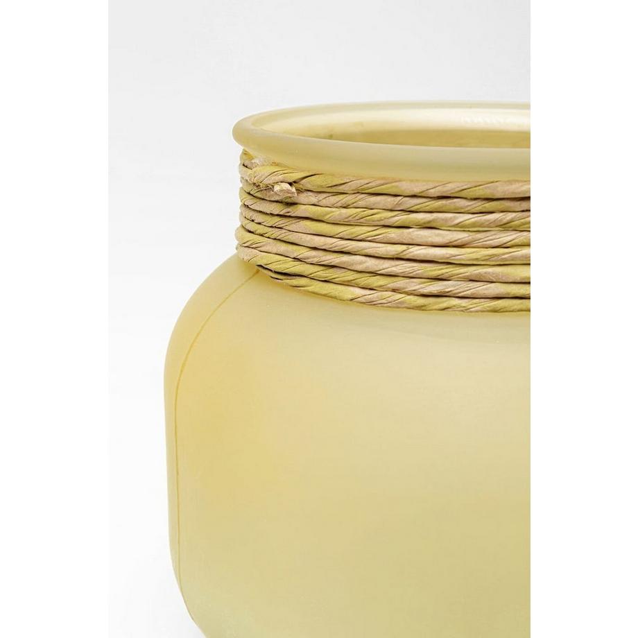 KARE Design Vase Isola Jaune tempête 18  