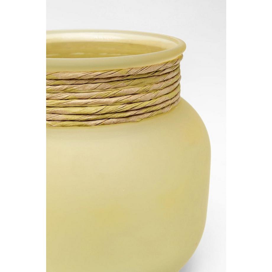 KARE Design Vase Isola Jaune tempête 18  